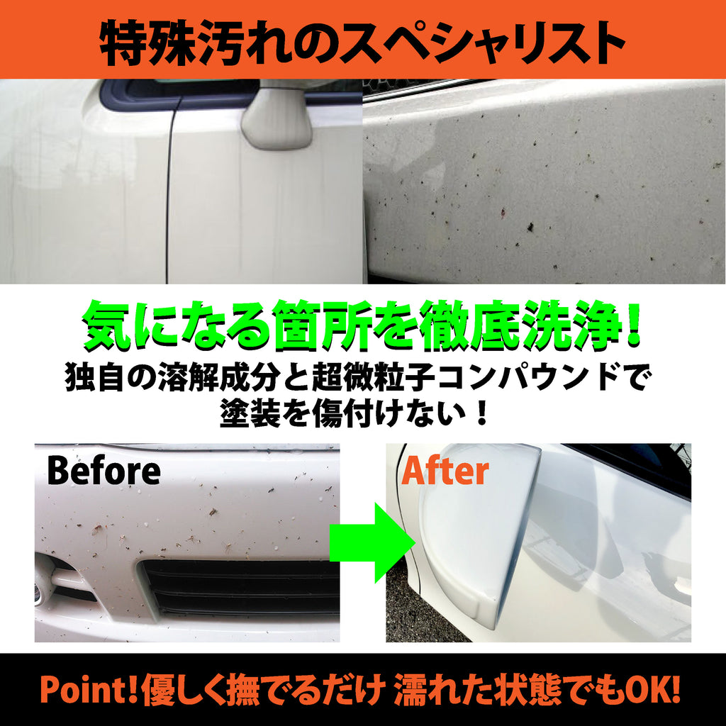 【特殊汚れ専用セット】鉄粉の達人＋水垢の達人 / コーティング車専用 - HISPE official shop